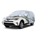 Koukou SUV Car Cover Custom Fit Toyota Rav4 from 2005 to 2025, Full Outdoor Cover Waterproof All Weather for Automobiles, Sun Ra
