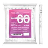 SEROVERA Seroflora Disposable Vaginal Cream Applicators - Fits Preseed, Premarin, Estrace, and Most OTC Gels, Lubricants, and Cr
