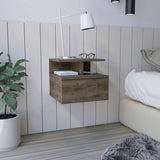 Adele Floating Nightstand -Bedroom-Dark Walnut