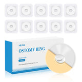 10PCS Ostomy Barrier Rings, Ostomy Supplies, 4mm Thickness Moldable Ostomy Rings Medical Grade Hydrocolloid Adhesive Barrier Rin