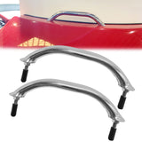 Boat 8 Inch Grab Handle, Marine Stainless Steel Handrail Grip Hardware Accessories (2 PCS)