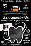 QCHEFS Dental Charcoal for Dogs One Month Supply* Food Topper After Meal Licking Treat, Oral Health Snack