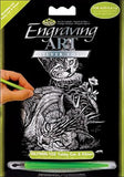 Silver Foil Engraving Art Mini Kit 5X7 Tabby Cat & Kitten
