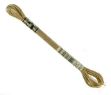 DMC Metallic Embroidery Floss 8.7yds Gold