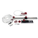 Milescraft 1219 Circle Guide Kit Router Circle Cutter Jig For Cutting/Routing Small And Large Circles From 1.5in. Up To 52in. D
