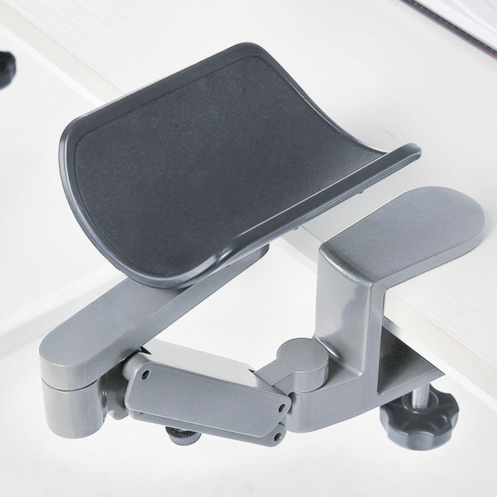 Ergonomic Arm Support for Desk Office Rotating Mouse Arm Rest Mouse Pad Clamp-On Desk Hand Rest for Computer Table Arm Support M