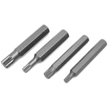 Performance Tool W1395 Heat Treated Alloy Steel 1/2-Inch Hex Drive Shaft Metric Socket Set, Sizes 6mm, 8mm, 10mm & 12mm
