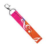 Isee 360 Music Symbol Love Lanyard Bag Tag With Swivel Lobster For Gift Luggage Bags Backpack Laptop Bags Students Employees L X