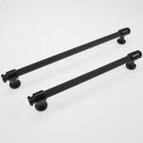 POVEFONK 10 Pack 12-3/5 inch(320mm) Matte Black Kitchen Cabinet Handles Cabinet Pulls Black Drawer Pulls Kitchen Cabinet Hardwar