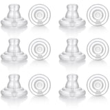 12pcs Big Silicone Earring Backs Replacements, Clear Earring Backs Replacements for Studs Heavy Droopy Earrings, Hypoallergenice