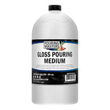 U.S. Art Supply Professional Gloss Pouring Effects Medium, 64 oz. (HalfGallon) Improves Flow Consistency, Artist Techniques t