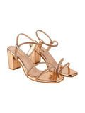 Shoetopia Girls Heel-1246 Rose-Gold Heeled Sandal - 7 Uk (Girls-Heel-1246-Rose-Gold),Rose-Gold,7,B0CRPH2RR8