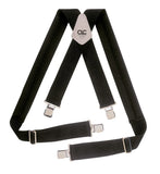 Custom Leathercraft 5121 Padded Work Suspenders, unisex, Black