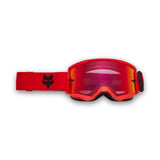 Fox Racing Unisex Main Motocross Dirt Bike Goggle, Fluorescent Red Spark, OS