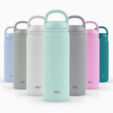 Ello Cooper Twist 22oz Stainless Steel Water Bottle with Chug Lid | Leak Proof Double Walled and Vacuum Insulated | Fits Car Cup
