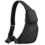 Hk Sling Bag For Men With 3Layer SailclothInspired Performance Fabric, Lightweight Waterproof Sling Bag For Men With Tablet Comp