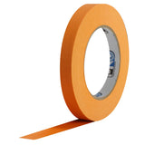 ProTapes Colored Crepe Paper Masking Tape, 60 yds Length x 1/2 Width, Orange (Pack of 72)