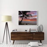 Coconut Palm At Sunset Near Dimiao, Bohol Island, Philippines-Paper Art-50,,X38,,