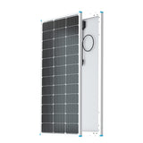 Renogy Solar Panel 100 Watt 12 Volt High-Efficiency Monocrystalline PV Module Power Charger for RV Marine Rooftop Farm Battery and Other Off-Grid Applications RNG-100D-SS Single 100W-New