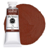 DA VINCI PAINTS Professional Artist Oil Paint, Arizona Red, 37mL