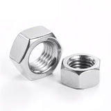 Instockbolts Hex Nuts, M6-1.0 Stainless Steel 304 (18-8) Hex Nut, 50pcs