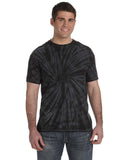 TieDyed Tiedye Cd100 5.4 Oz, 100% Cotton TShirt Spider Black XXLarge