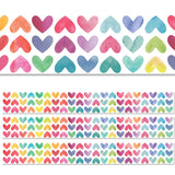 Colorful Hearts EZ Border, 48 Feet, 3 Packs
