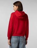 Fyltr Women'S Casual Hoodie With Stripe Tape - Rib Hem & Cuff | Drop Shoulder | Casual Winterwear For Women,Scarlet Ember,Scarlet Ember,S