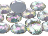 20mm Flat Back Round Acrylic Rhinestones Plastic Circle Gems for Costume Making Cosplay Jewels Pro Grade - 20 Pieces (Crystal Cl