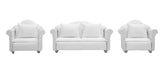 Fateanuki 1 12 Scale Doll House Furnitures 3pc Sofa Miniature Dollhouse Toy Parlor Bedroom Decoration Accessories