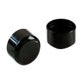 Shepherd Hardware 9113 Leg Tips 3/4Inch Plastic Leg Chair Caps, 4Pack, Black