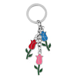 Caristo Flowers | Bag Charms (Kc114) Metal Keychain For Car Bike Men Women Girls Boys Keyring