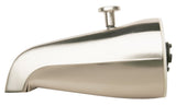 Plumb Pak PP82531BN Bathtub Spout with Diverter, 3/4 in IPS, Brushed Nickel
