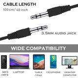 CN-Outlet Wholesale Bulk Individually Bagged Earbuds Headphones 100 Pack for iPhone, Android, MP3 Player(Black)