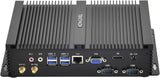 KINGDEL Mini Desktop Computer, Fanless Mini PC with i7 11th Gen. CPU 16GB RAM, 512GB NVMe SSD, 4K 4096x2304, HD Port, 2xCOM, WF 