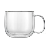 Restaurantware-Forma Professional 16.9 Ounce Double Wall Coffee Mugs, 2 Insulated Coffee Mugs With Handle - Dishwashable, Reusab
