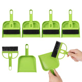 Healifty Mini Broom and Dustpan Set 6Piece Portable Desk Cleaning Brush Set with Soft Bristles for Keyboard Desktop Pet Hair an