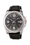 Casio Leather Enticer Analog Black Dial & Band Men'S Watch - Mtp-1314L-8Avdf (A554)