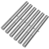 Zonon 6 Pack Weld On Trailer Ramp Hinges 10 Inch Steel Heavy Duty Trailer Gate Hinges Greasable for Ramp Swing Door Utility Gate