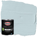 Glidden Interior Paint + Primer: Teal/Aqua Interior Paint /Scandinavian Sky, One Coat, Semi-Gloss, 1 Quart