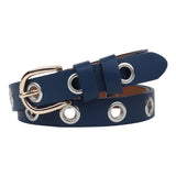 Zacharias WomenS Faux Leather Belt (Blue_Free Size_Fr03)