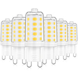 MAXvolador G9 LED Bulb Dimmable, Neutral White 4000K, 40W T4 Halogen Equivalent, Bi Pin Base 4W Light Bulbs for Chandelier Light