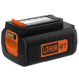 40 Volt 4.0Ah Replacement for Black and Decker 40V Lithium Battery LBX2040 LBXR36 LBXR2036 LST540 LCS1240