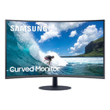 SAMSUNG T550 Series 27-Inch FHD 1080p Computer Monitor, 75Hz, Curved, Built-in Speakers, HDMI, Display Port, FreeSync (LC27T550F