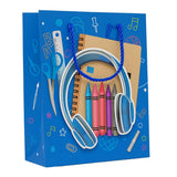 Stationery Gift Bag for Kids | Crayons & Notebook Print Birthday Return Gift Bag || Small Set Of 5