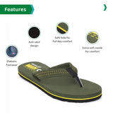 Ortho Joy Doctor Orthopedic Ladies Slippers/Mcr Chappals For Women,Dark Green,6,B09PVCWYFF