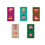 woopme Happy Valentine Magnetic Bookmark for Students Kids Book Lovers Readers Gift Magnetic Page Clips Folding 5 PCs