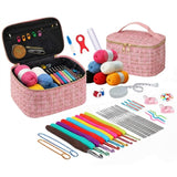 Gkn 60 Pcs Crochet Kit Set For Beginner Adults Kids Starter Kit Crochet Needles Set Crochet Kit Include 6 Yarn Crochet Hooks Sti