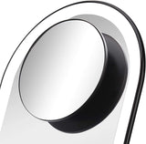 Fancii Lara Detachable 10X Magnifying Mirror, Magnetic Attachment - Compatible Vera Vanity Mirrors (not Included) - Lara (Obsidi