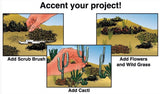 Woodland Scenics Sp4124 Desert Plants Diorama Kit